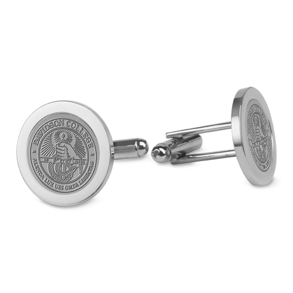 Cufflinks Silver With College Seal