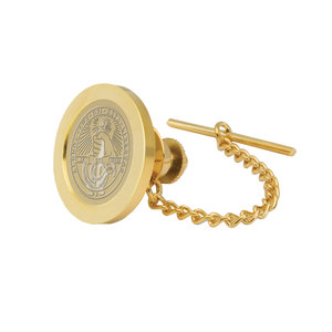 Tie Tack/Lapel Pin - Gold - With College Seal