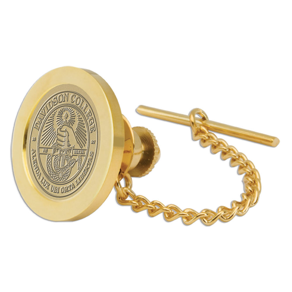 Tie Tack/Lapel Pin - Gold - With College Seal