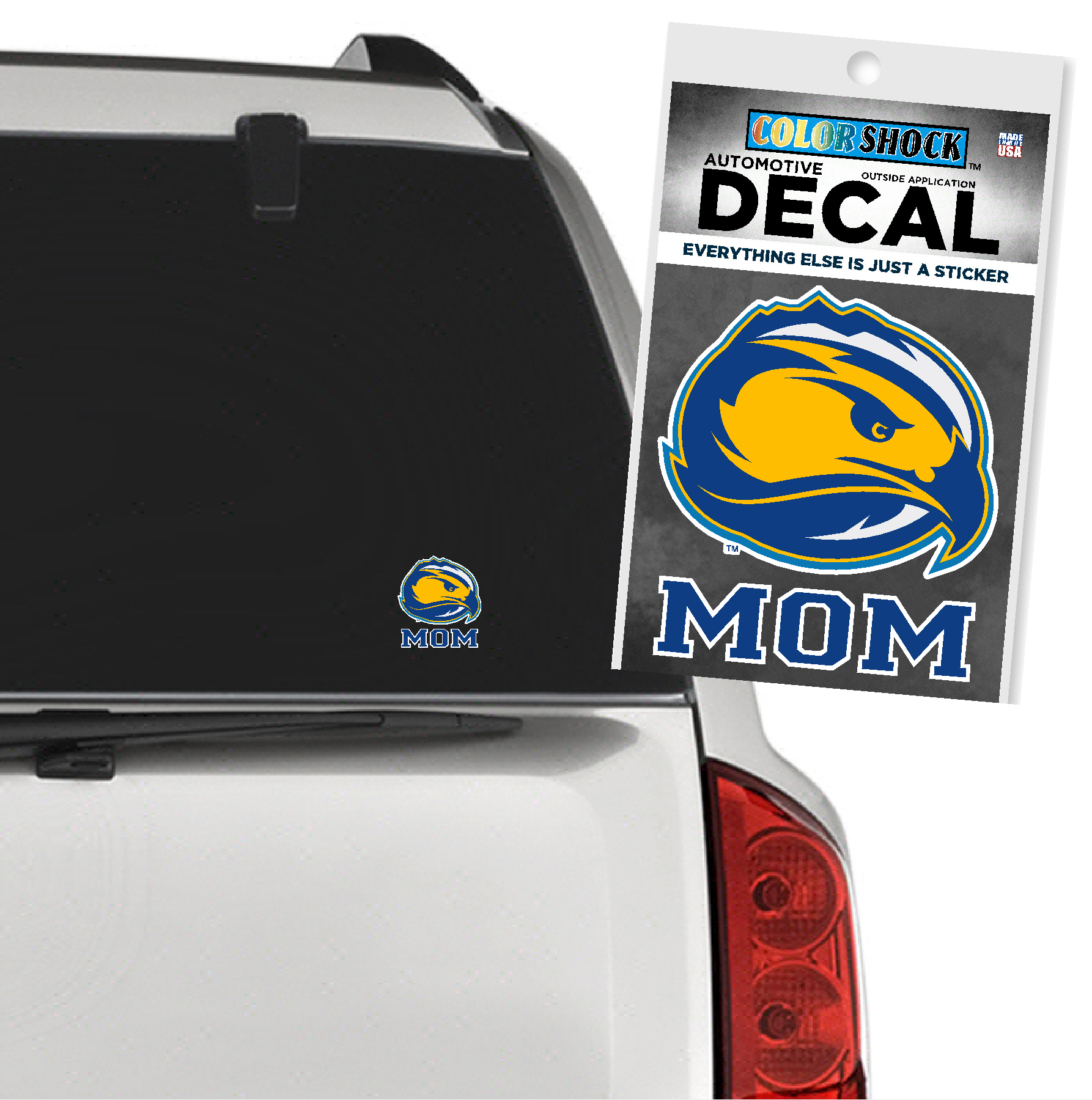 Skyhawks Mom Window Decal - Outside Application