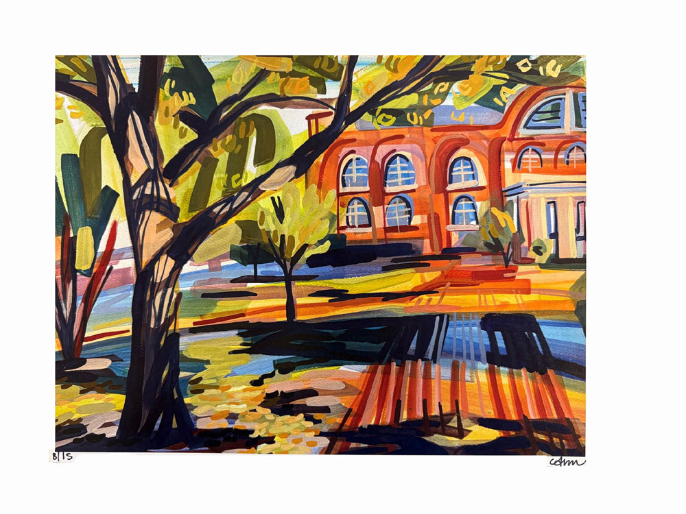 Davidson College Alvarez College Union Print