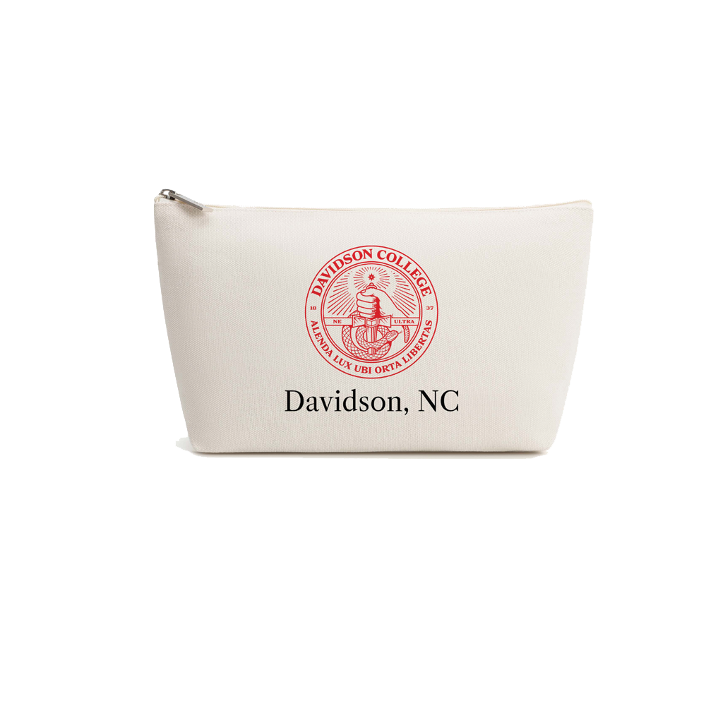 Davidson College Cometic Bag