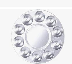 Aluminum 10 Well Paint Tray