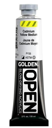 GOLDEN OPEN Slow-Drying Acrylic Paint-Cadmium Yello