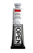 GOLDEN OPEN Slow-Drying Acrylic Paint-Cadmium Red Medium