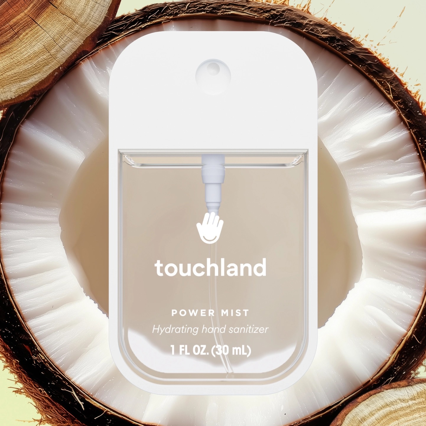 Touchland Power Mist Hydrating Hand Sanitizer 1oz- Beach Coco