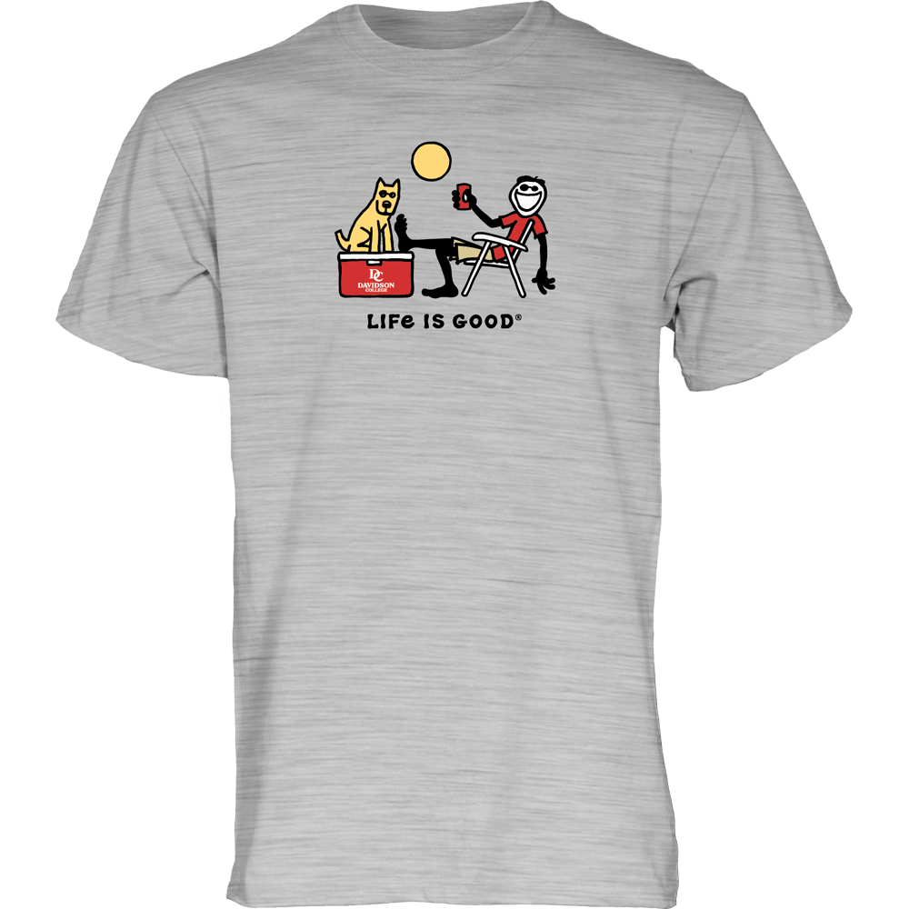 Life is Good Grey Tee