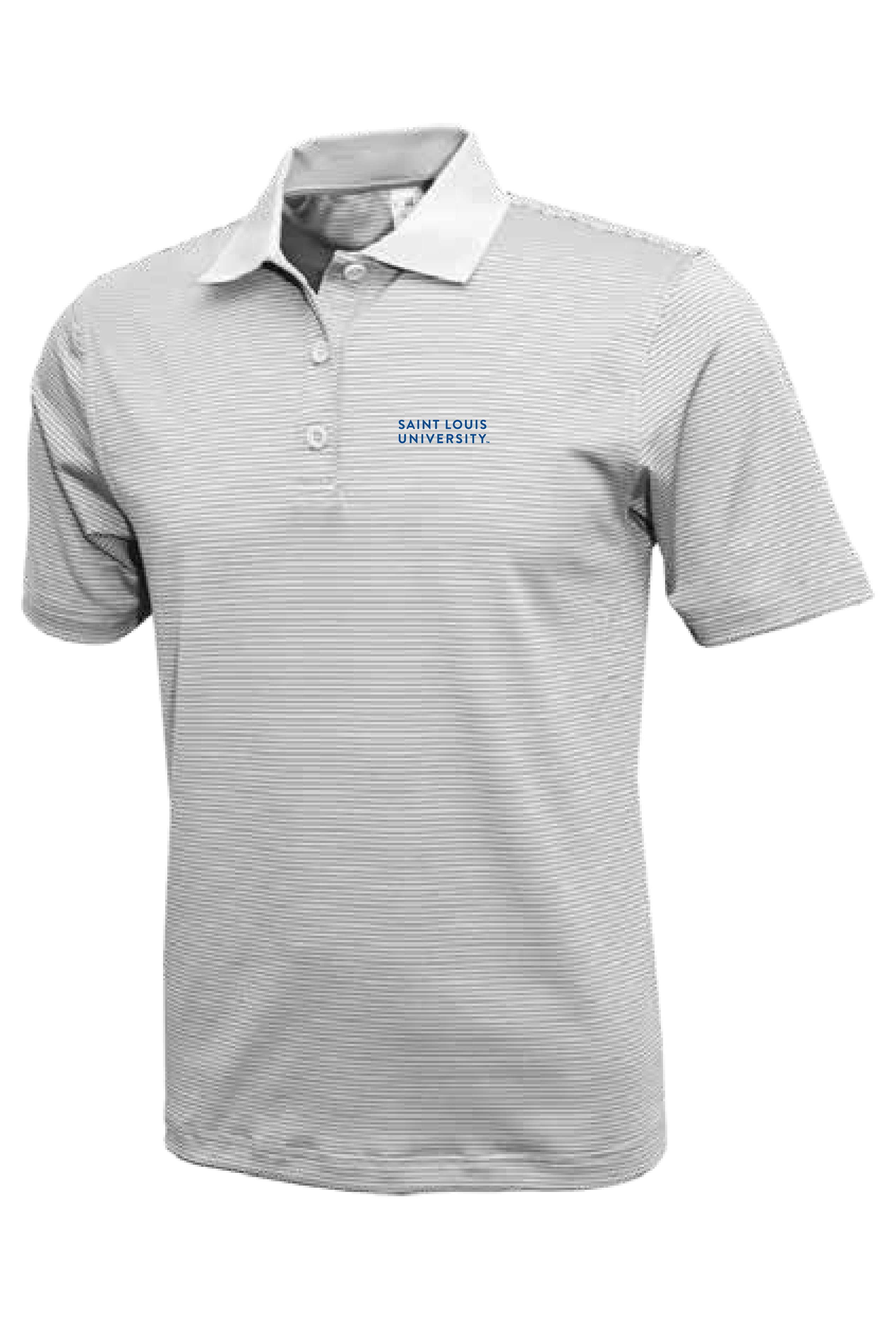 TRT Men's Mini Stripe School Name Polo