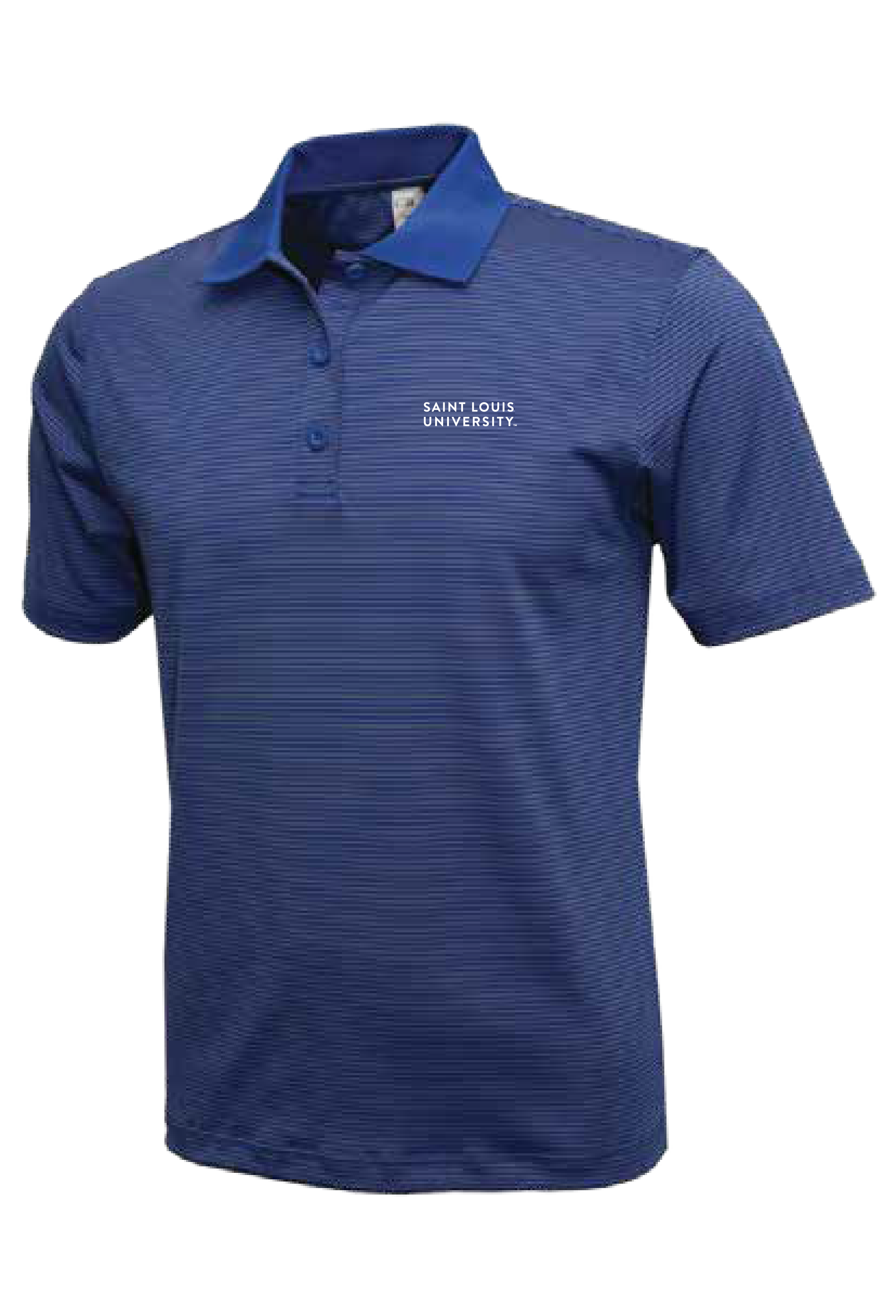 TRT Men's Mini Stripe School Name Polo