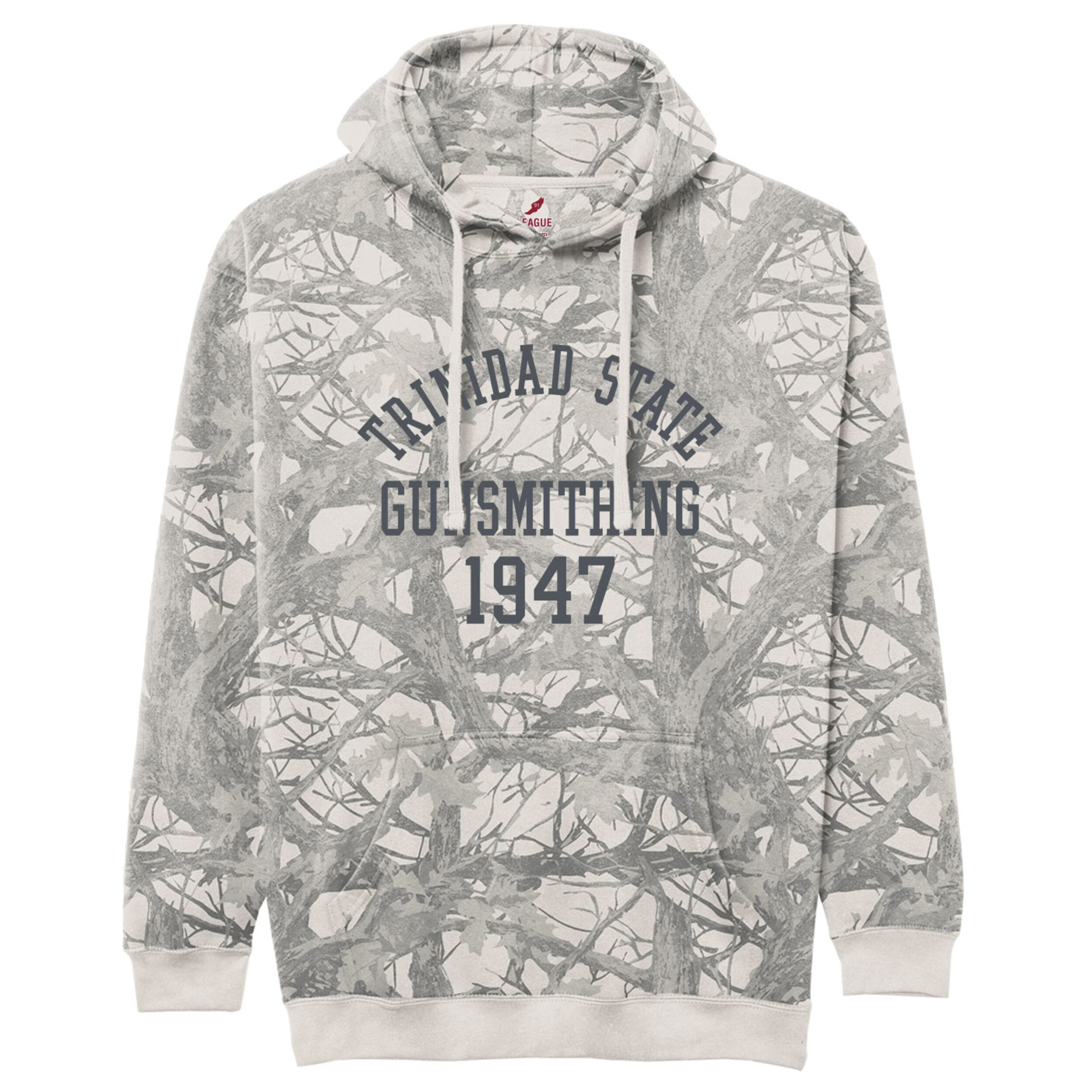 Trinidad State Gunsmithing Faded Camo Hooded Sweatshirt