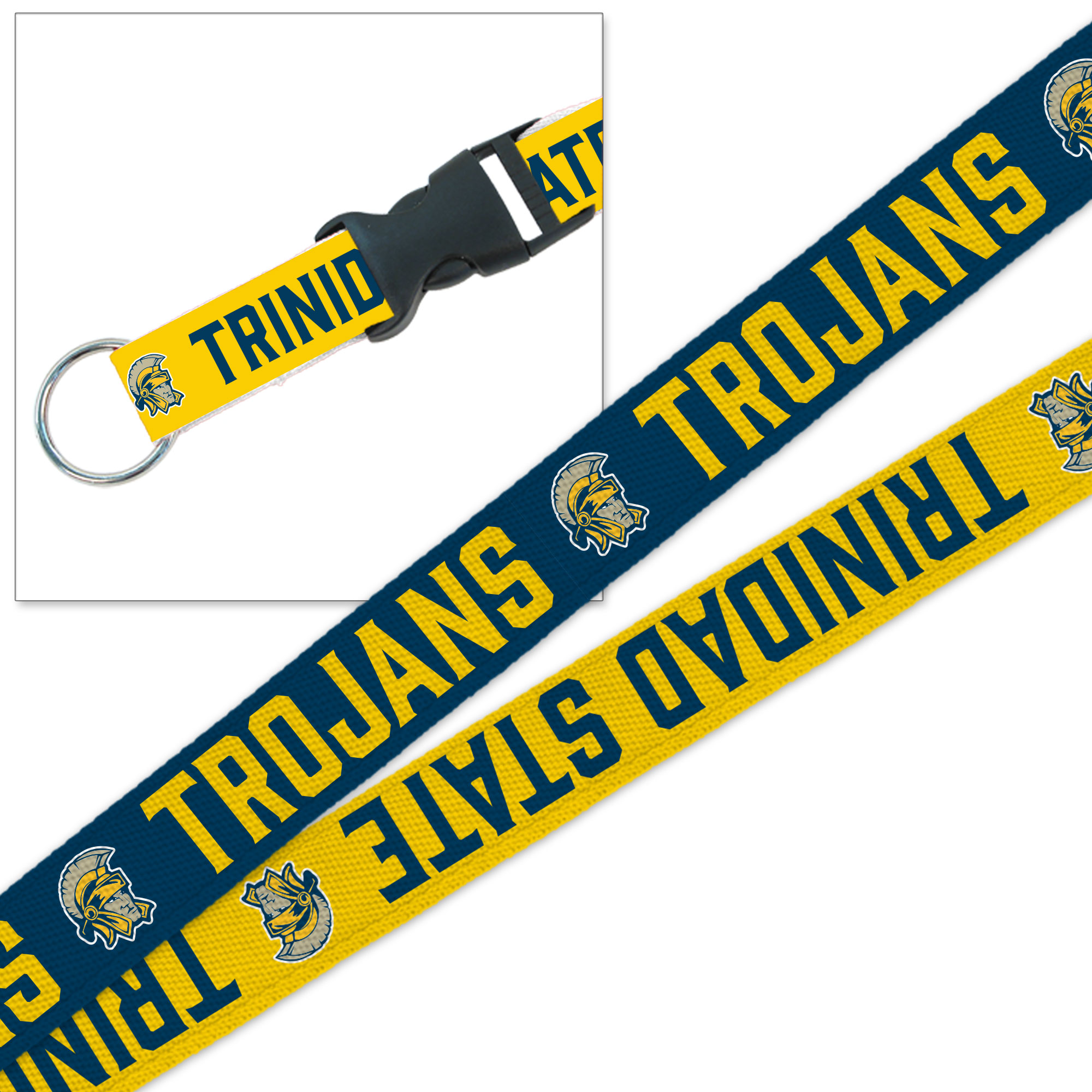 Trinidad State Trojans Detachable Lanyard