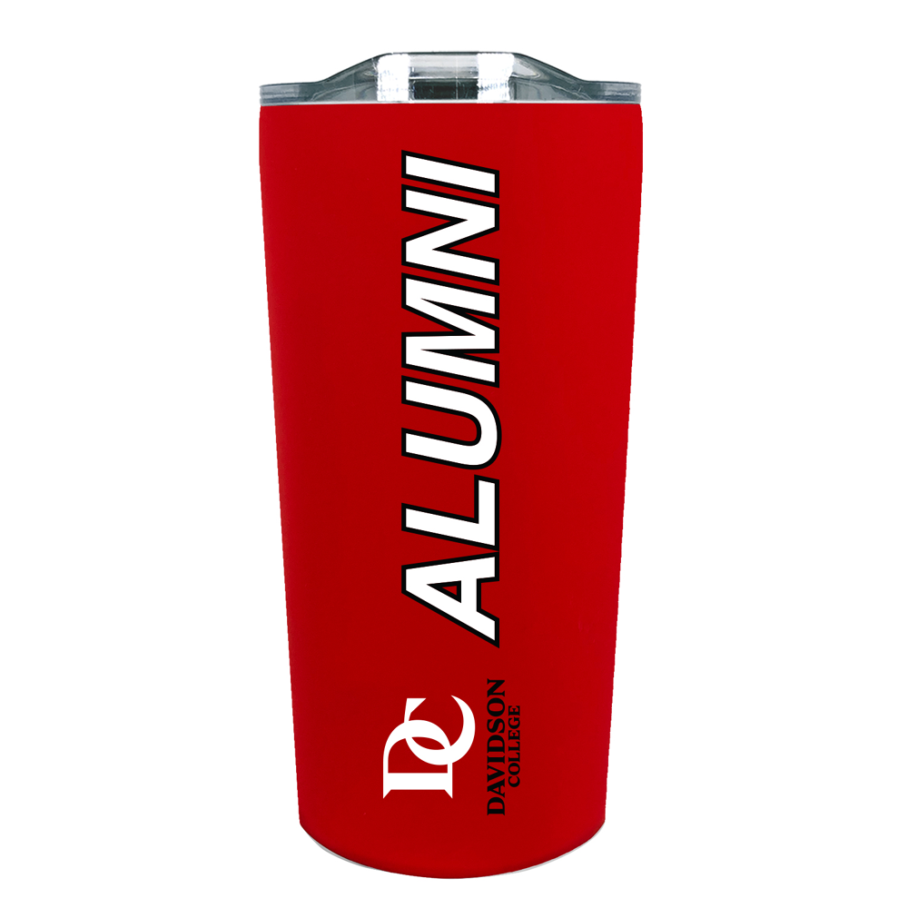 Davidson College Alumni Red Soft Touch Tumbler