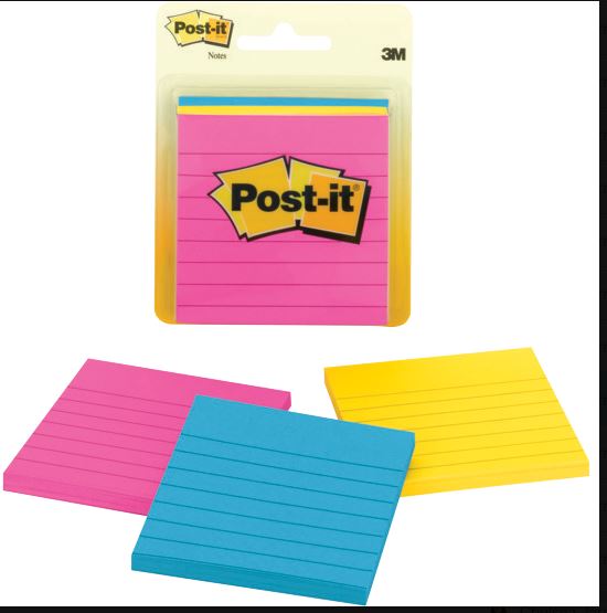 Post-it Lined Sticky Notes