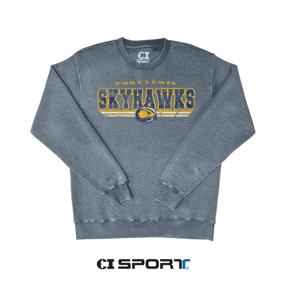 Fort Lewis Skyhawks Vintage Crew Sweatshirt