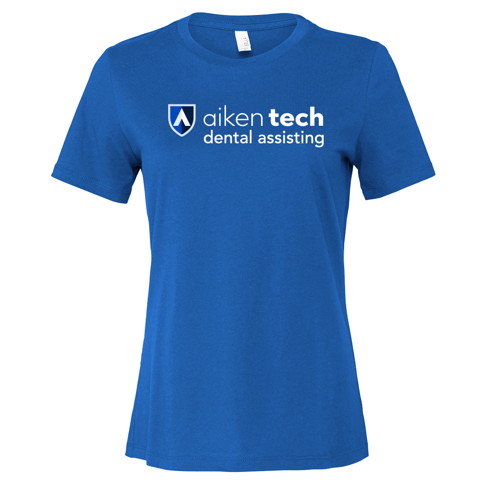 Dental Assisting- Aiken Technical Bella + Canvas Womens Royal Relaxed Cotton T Shirt