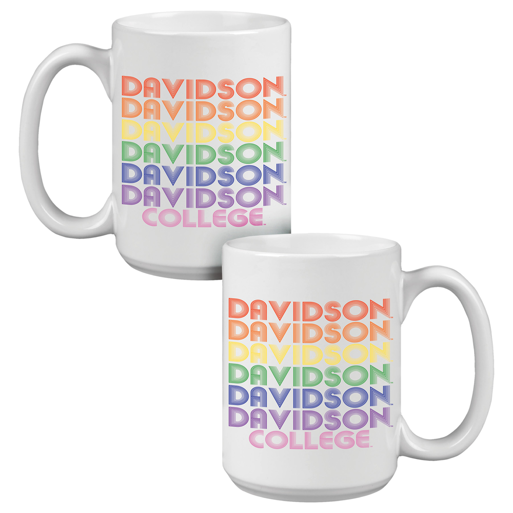 Rainbow Davidson College Repeating Mug