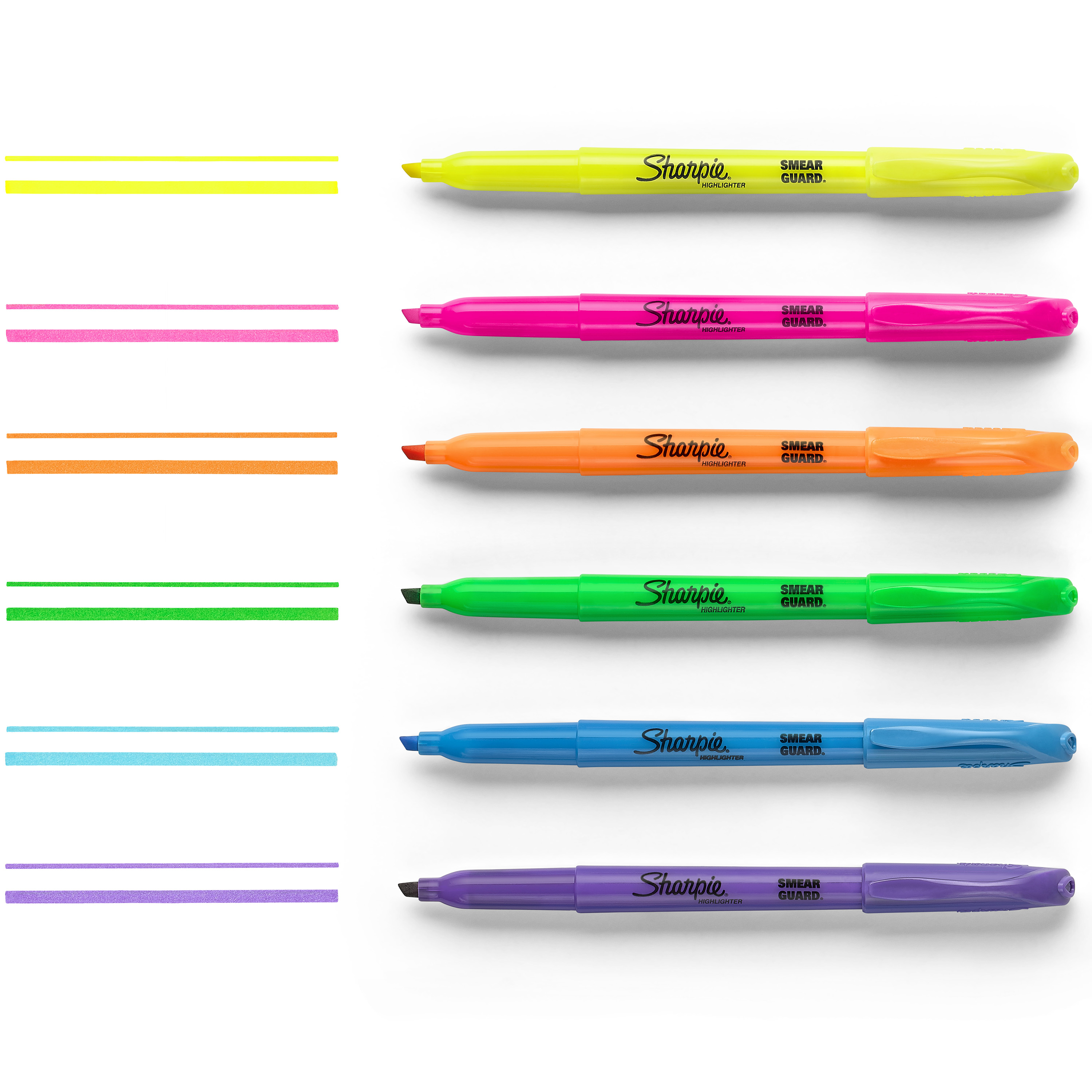 Sharpie Smear-Guard Chisel Tip Highlighter - Individual