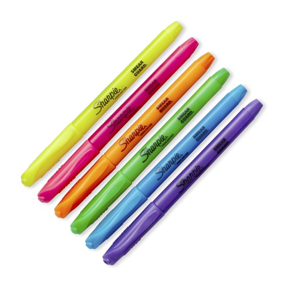 Sharpie Smear-Guard Chisel Tip Highlighter - Individual