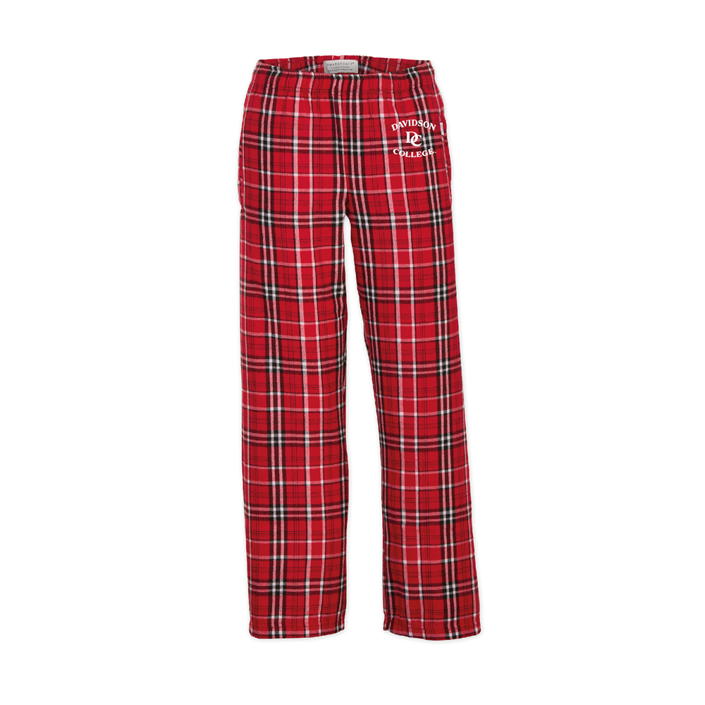 Youth Red/White Plaid Flannel Pant