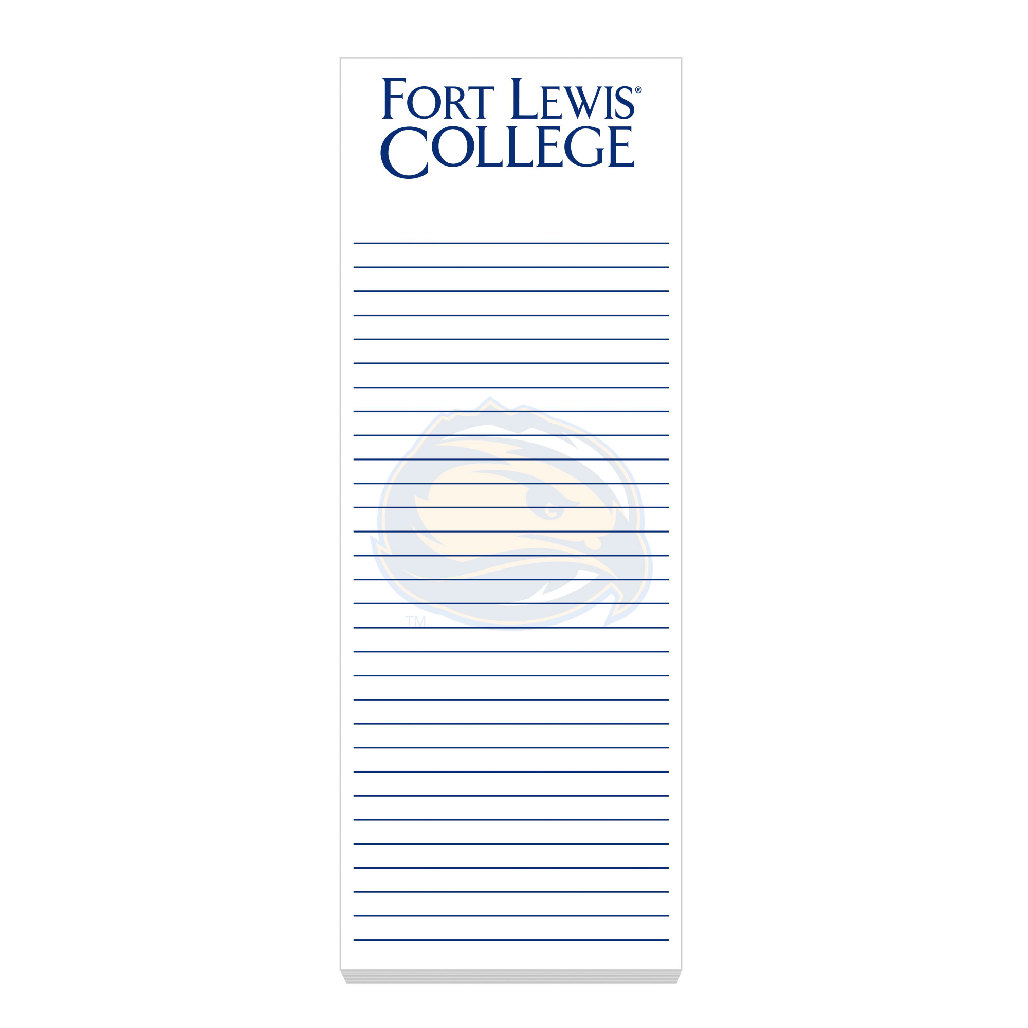 Fort Lewis College 2-Pack Sticky Note Pad