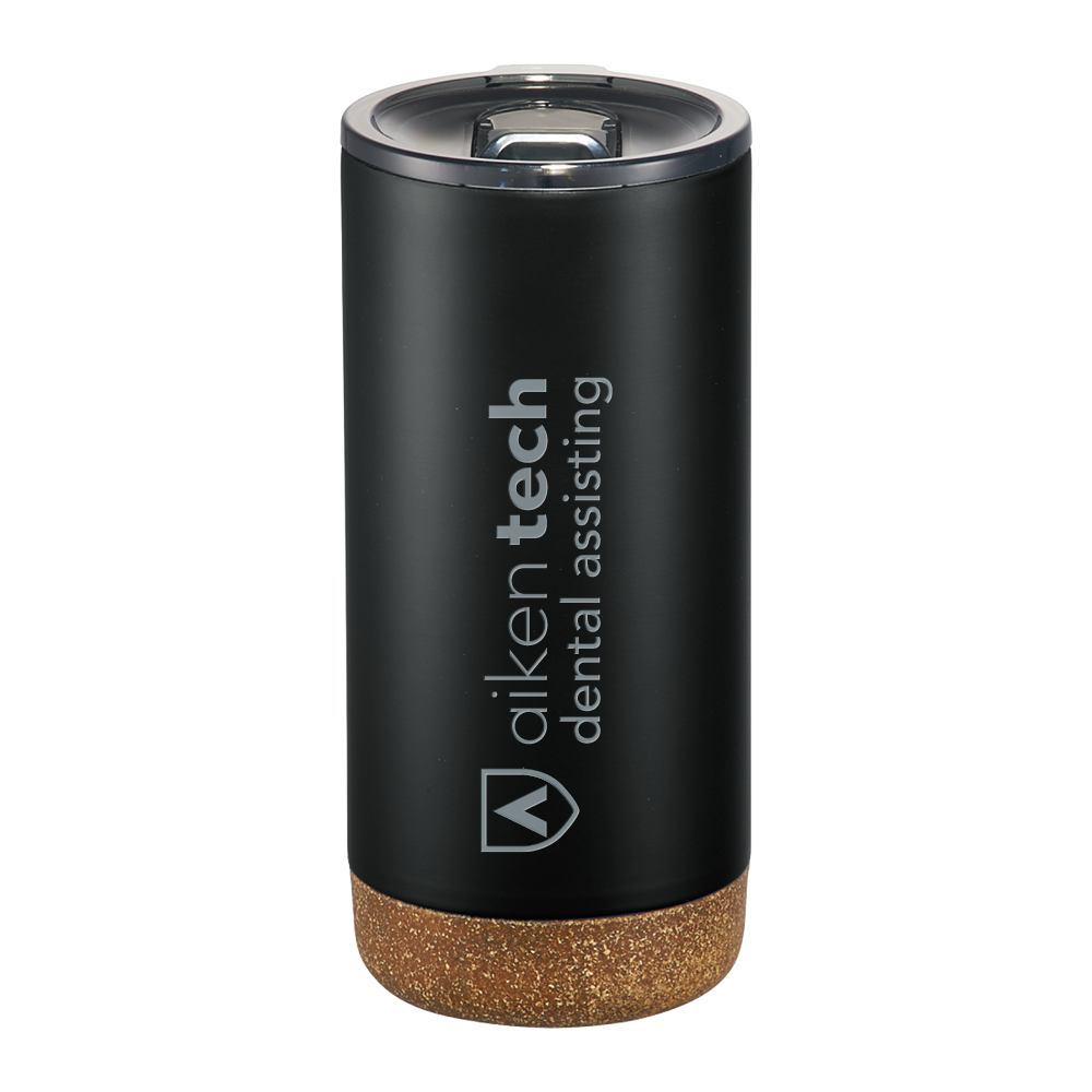 Dental Assisting- Engraved Aiken Technical Valhalla Vacuum Insulated Black Tumbler 16oz