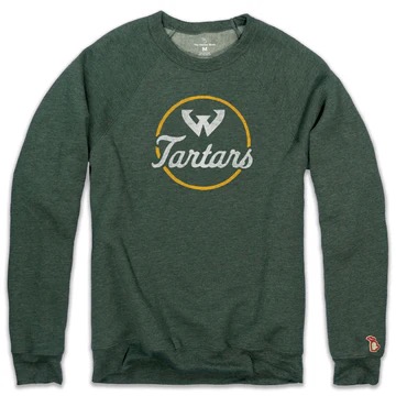 WSU Tartars Script Fleece Crew Sweatshirt