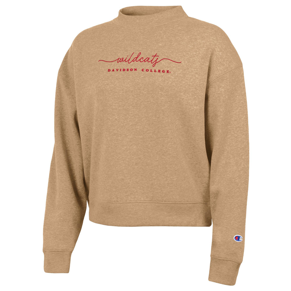 Women's Champion Triumph Tan Fleece Crew