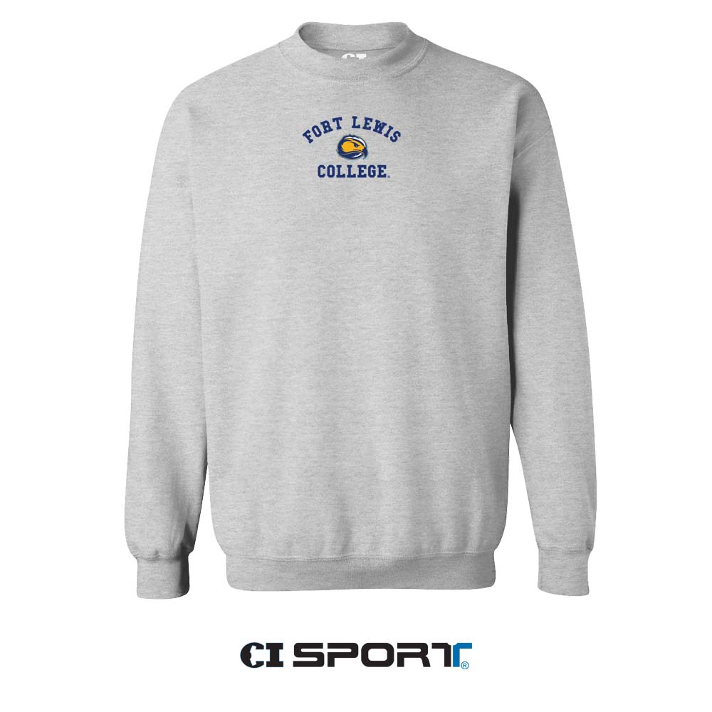 Fort Lewis College Embroidered Crew Sweatshirt
