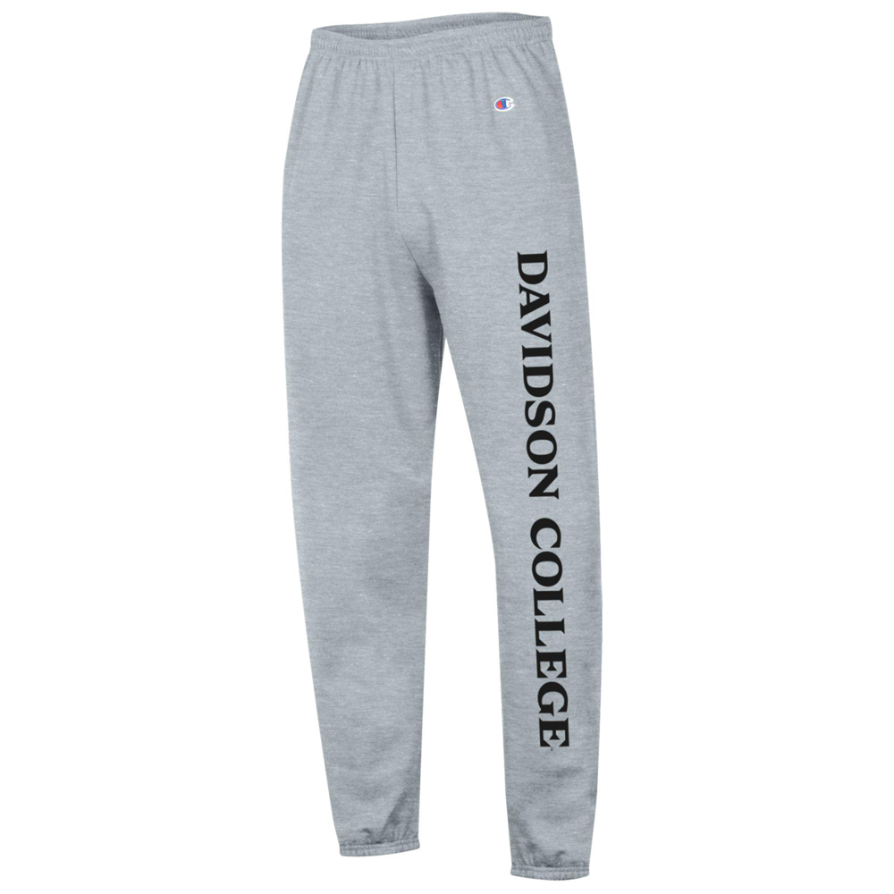 Davidson College Heather Grey Banded Pants