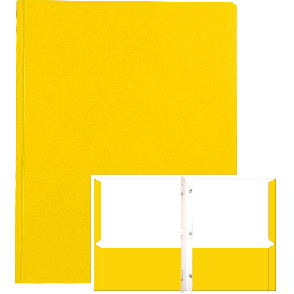 Roaring Spring 2 pkt Paper Folder w/ 3 Prongs