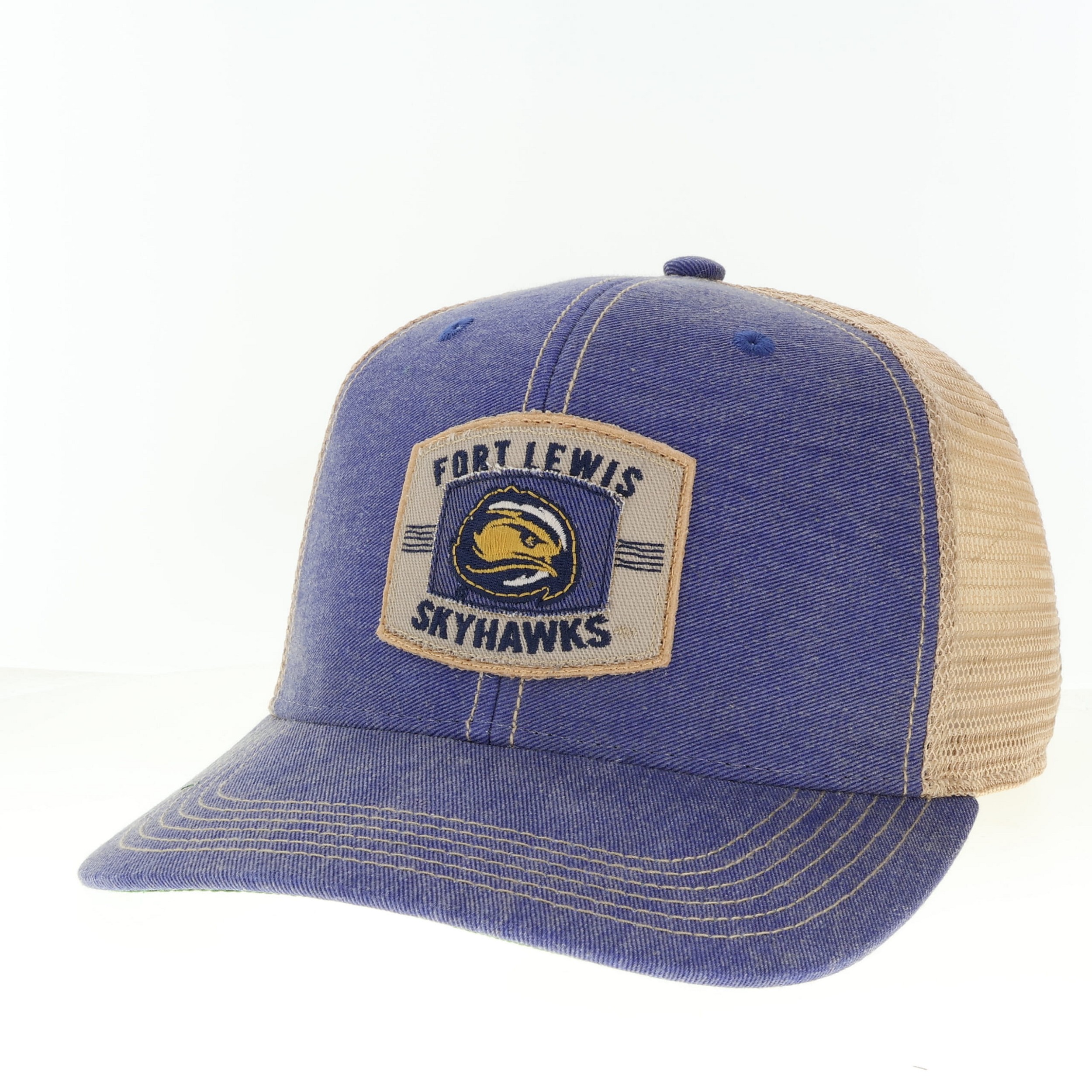 Fort Lewis Skyhawks Mid-Profile Relaxed Mesh Trucker Hat