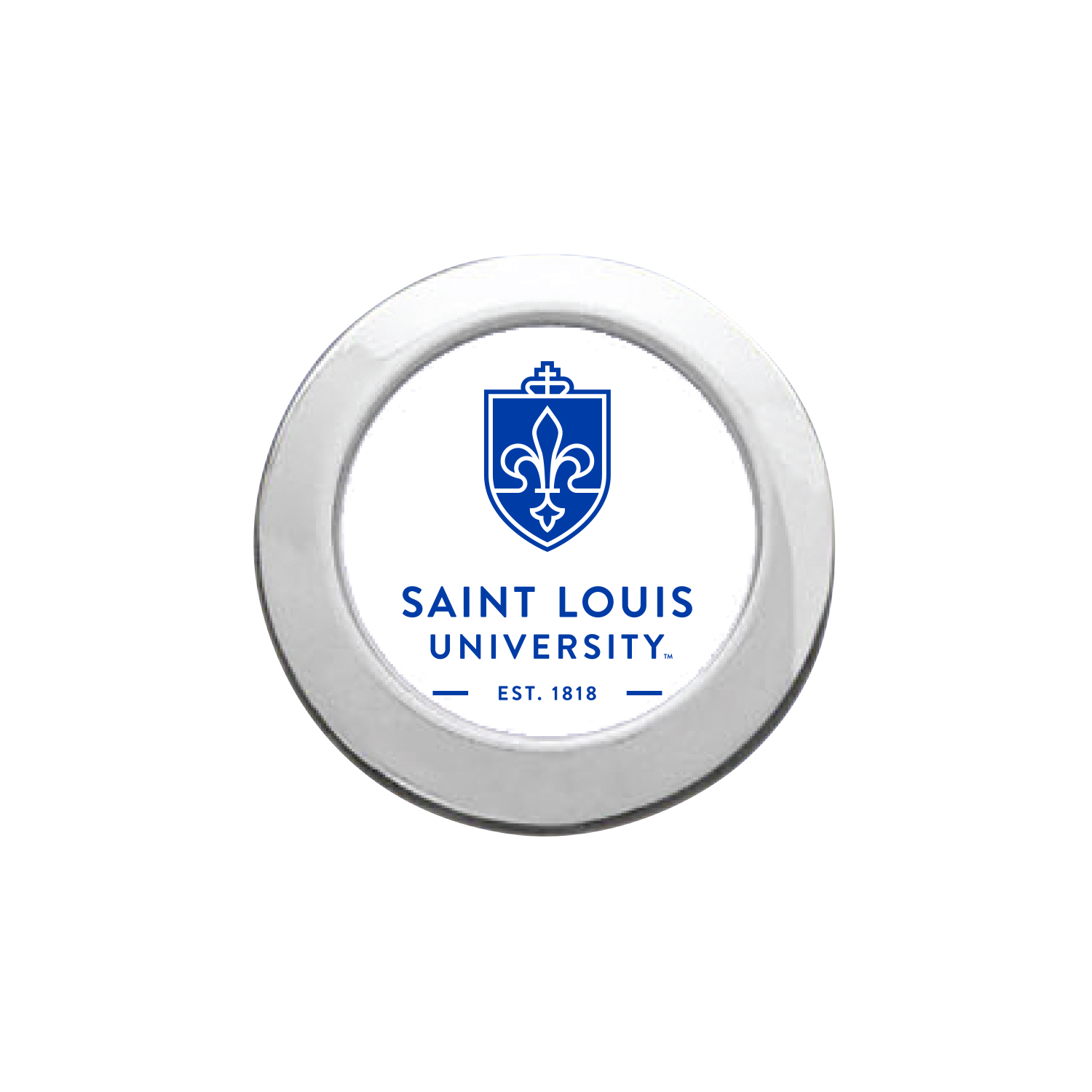 Silver Prestige Round Magnet