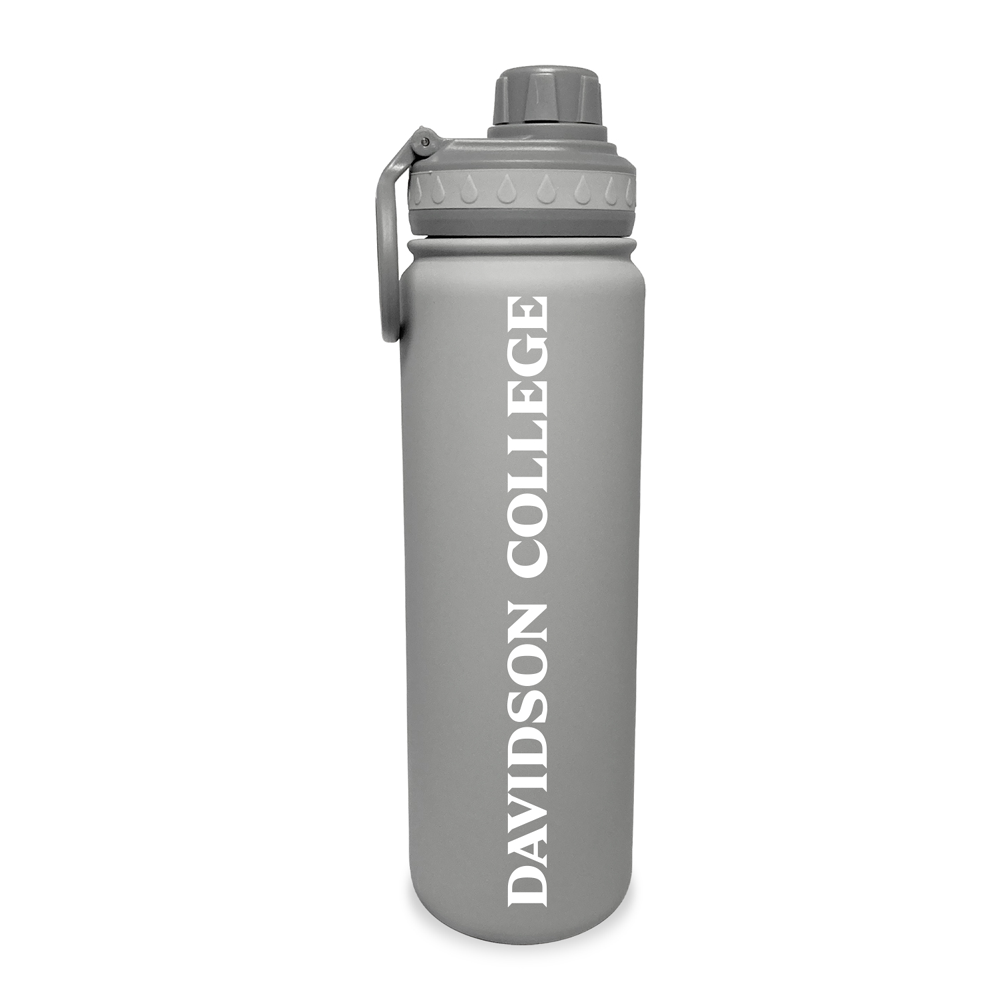 24oz. Grey Stainless Sport Bottle