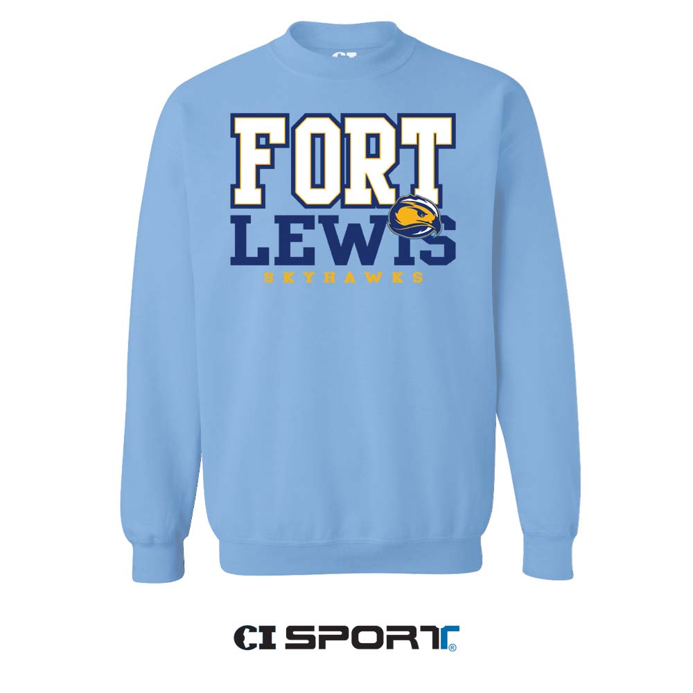 Fort Lewis Skyhawks Crew Sweatshirt