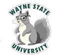 Wayne State University Squirrel Sticker- 3.5 inch