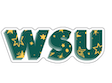 WSU Star Design Sticker- 3.5 inch