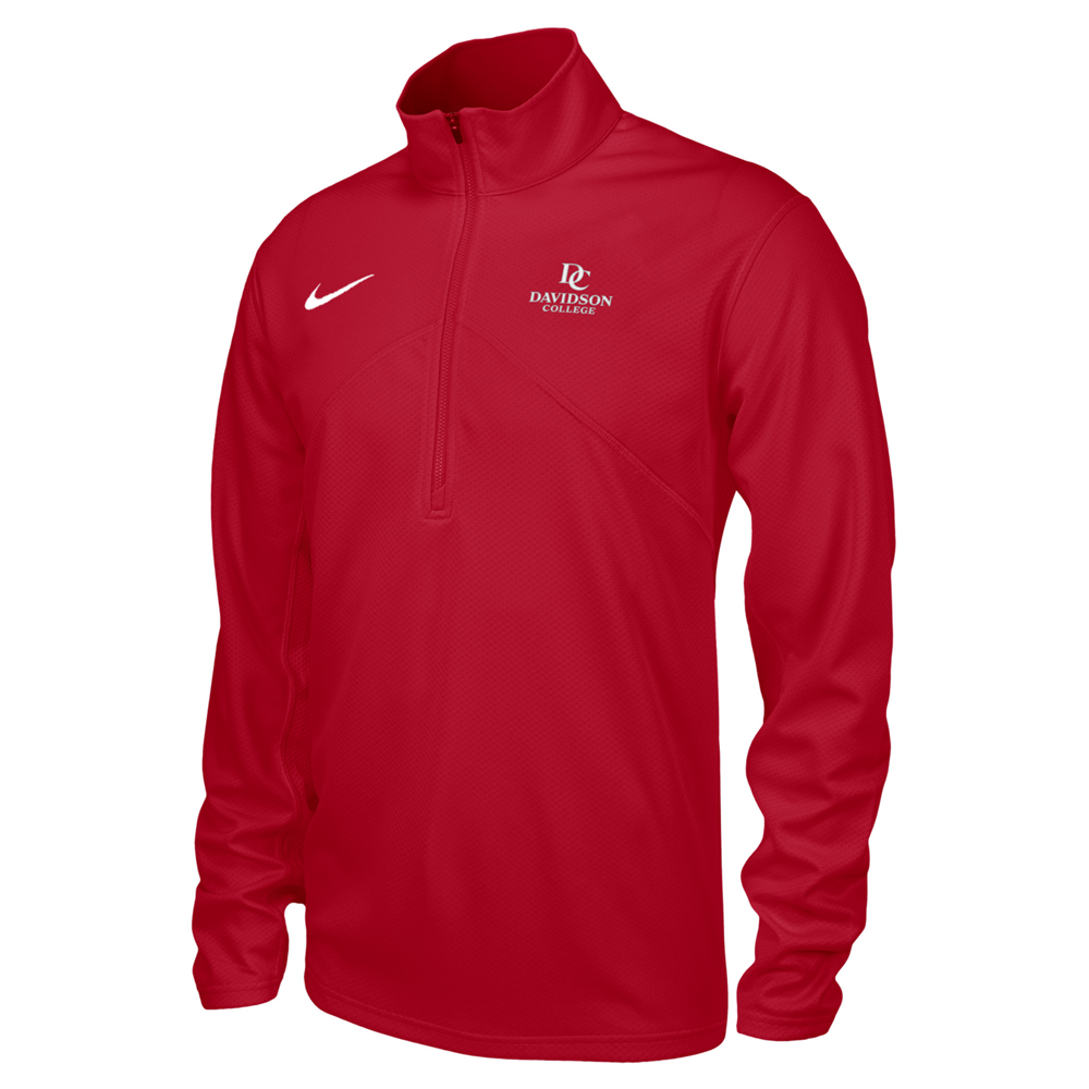 Nike Davidson College Red Dri-Fit Training 1/4 Zip