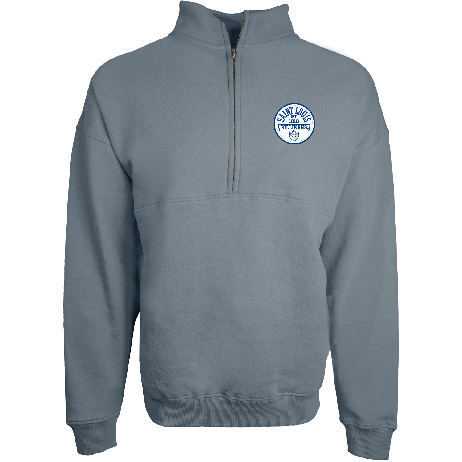 Blue 84 Embroidered Felt Patch 1/2 Zip