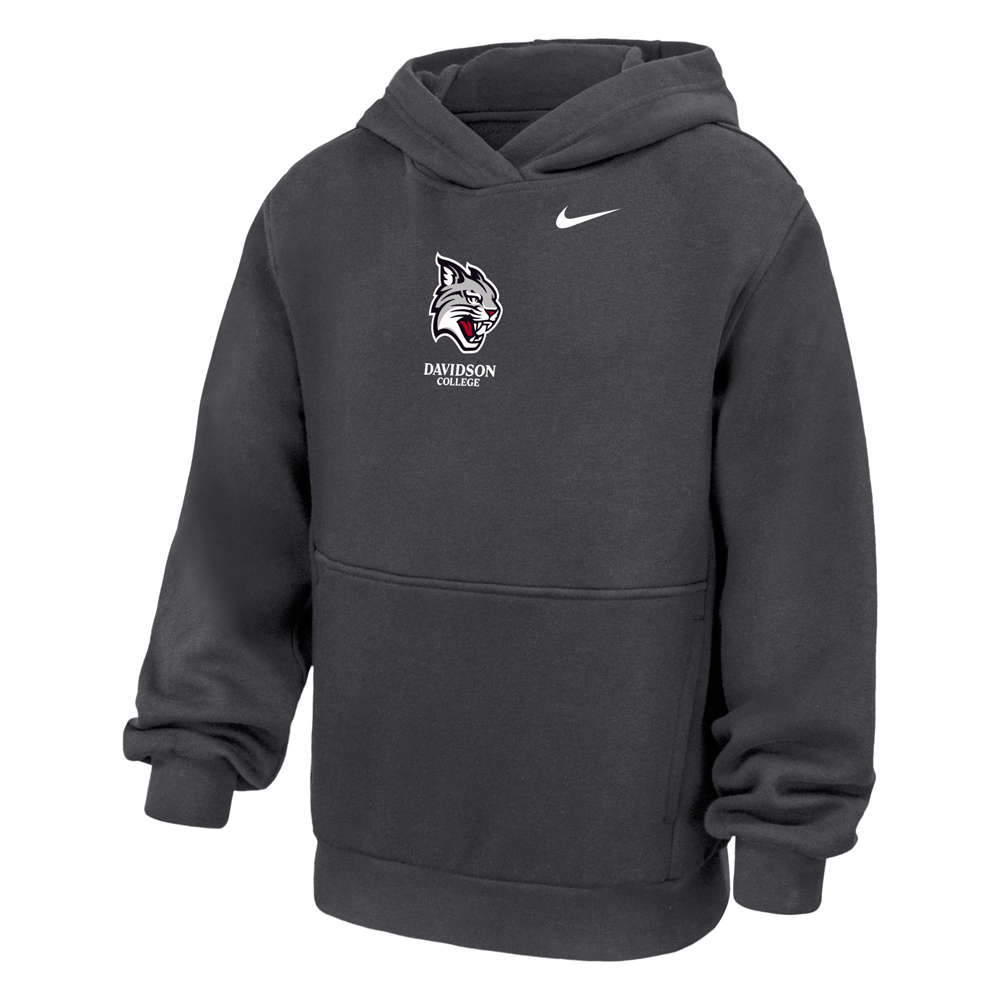 Youth Nike Anthracite Club Fleece PO Hoodie