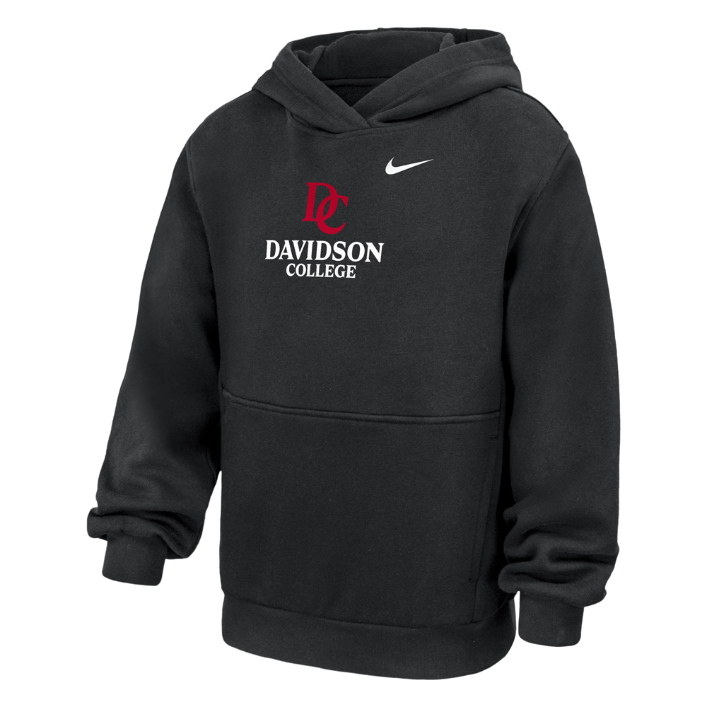 Youth Nike Black Club Fleece PO Hoodie