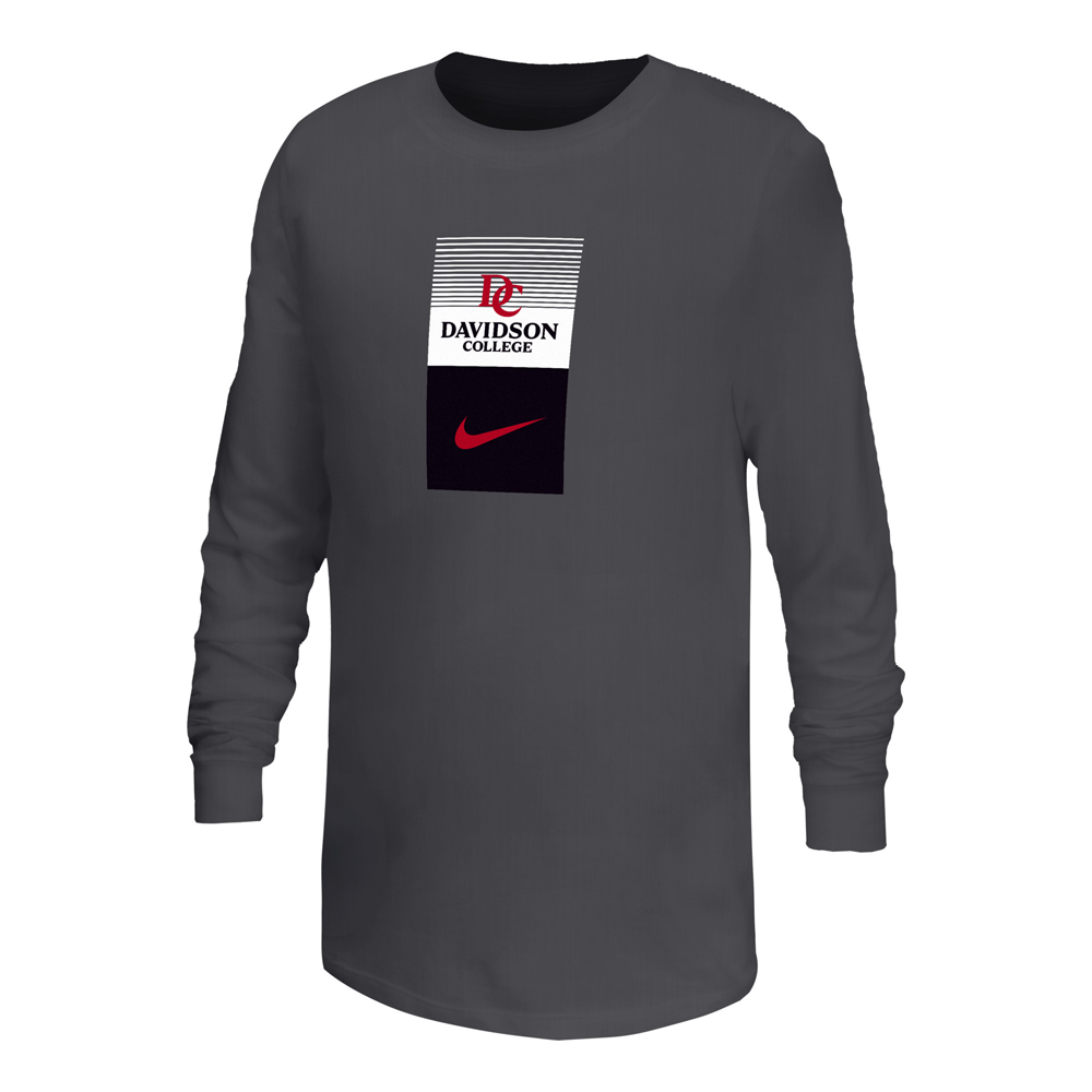 Youth Nike Legend Long Sleeve Anthracite Tee
