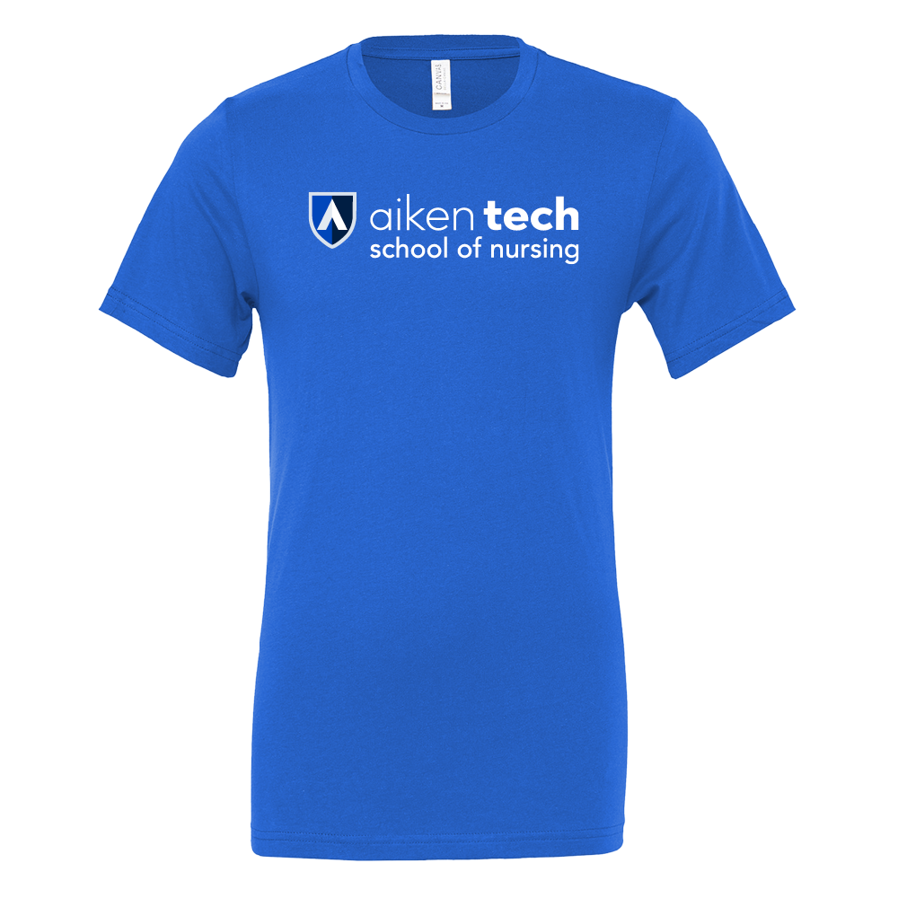 School of Nursing- Aiken Technical Bella + Canvas Royal Jersey Cotton T Shirt