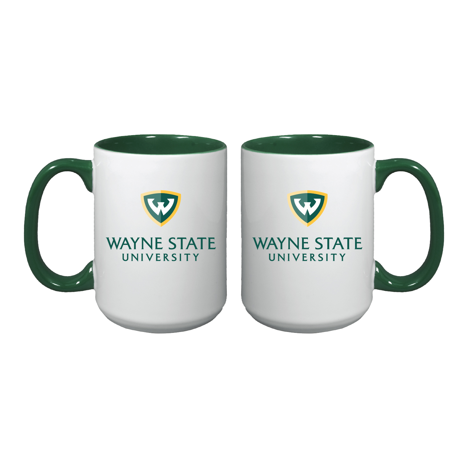 WSU Shield Mighty Two Tone Mug