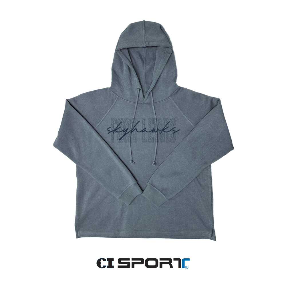 Fort Lewis Skyhawks Ladies Premium Hooded Sweatshirt