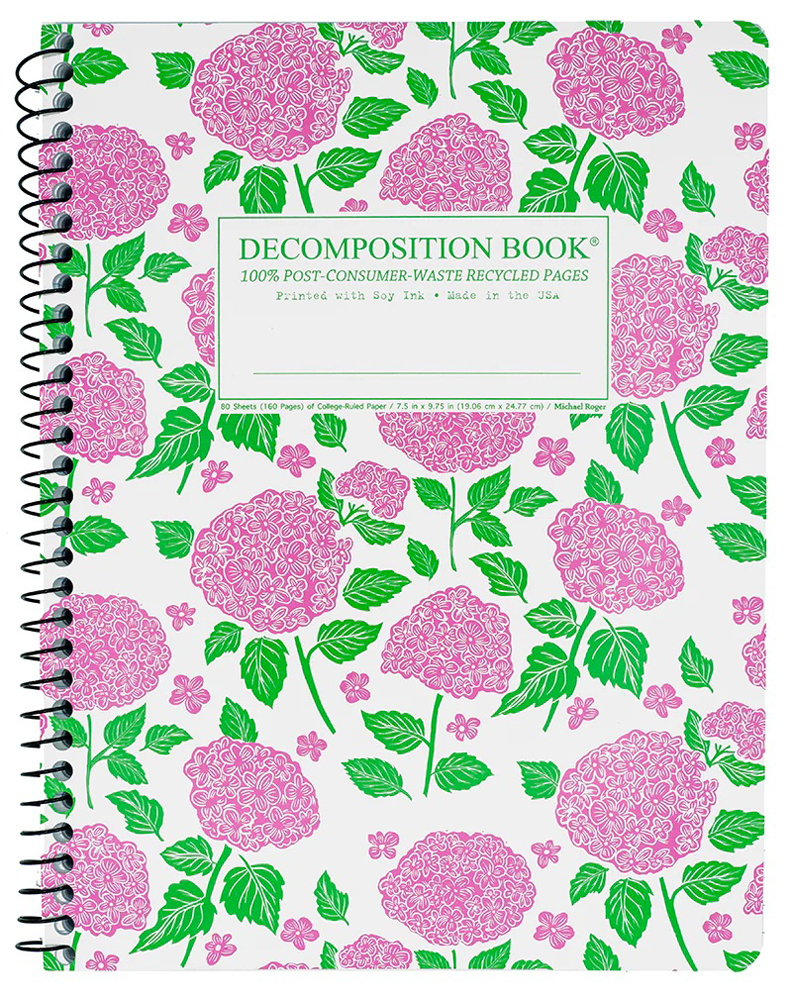 Coil Bound Decomposition Pink Hortensia
