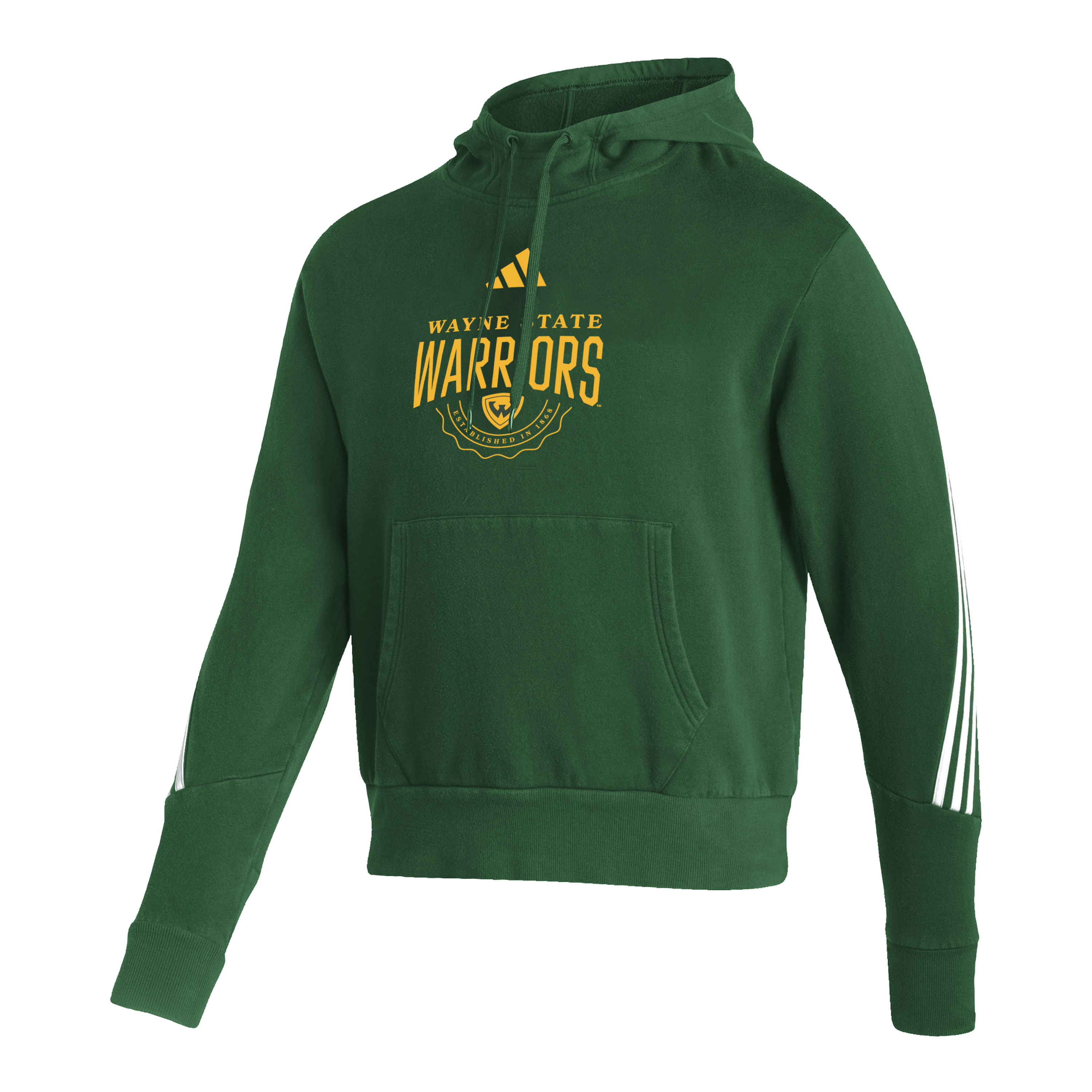 Wayne State Adidas Men's Pullover Hoodie