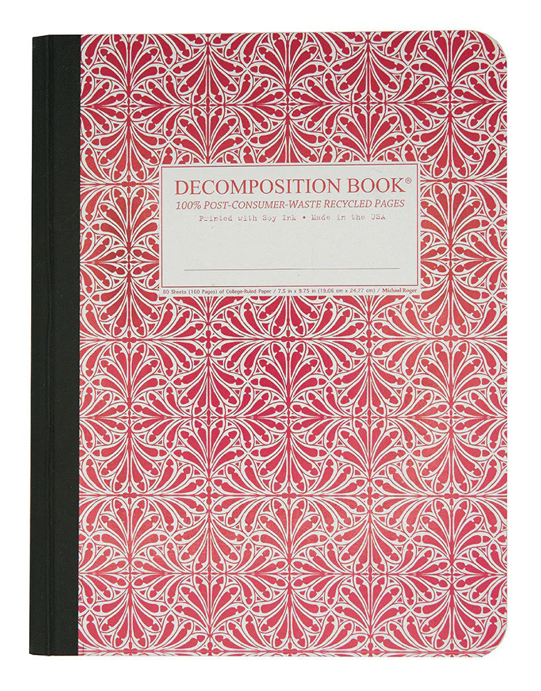Decomposition Book Red Tile