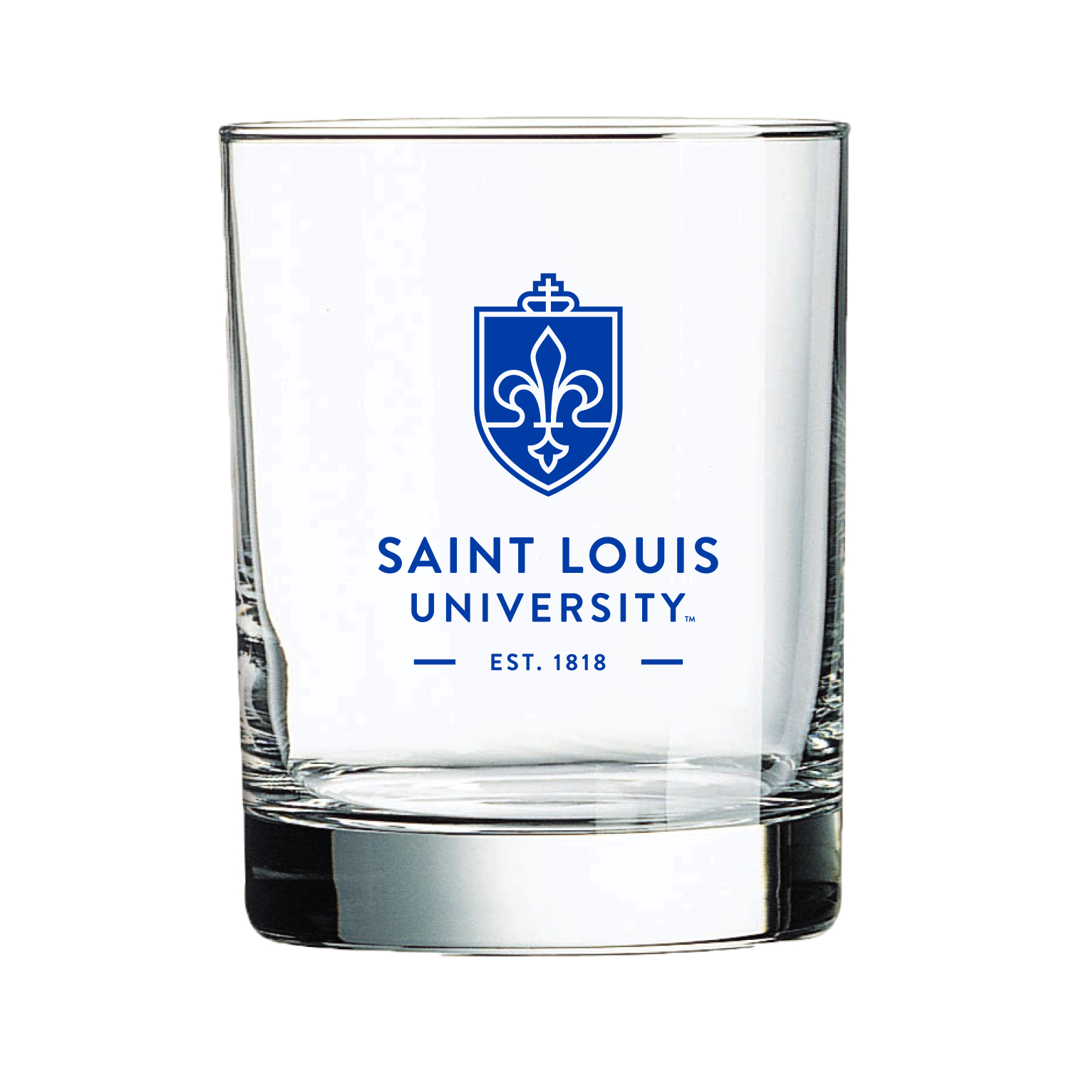 Nordic University Logo Rocks Glass