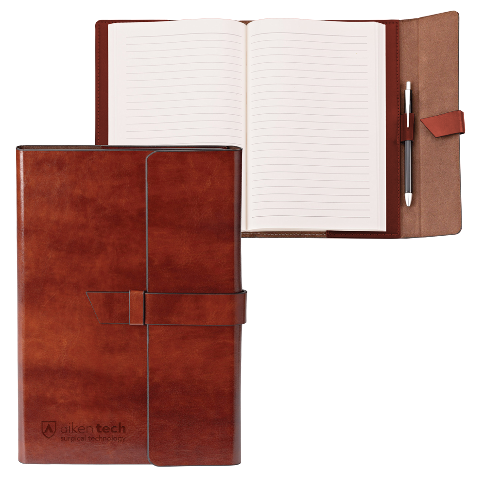 Surgical Technology- Engraved Aiken Technical Fabrizio Junior Brown Portfolio w/Loop Closure