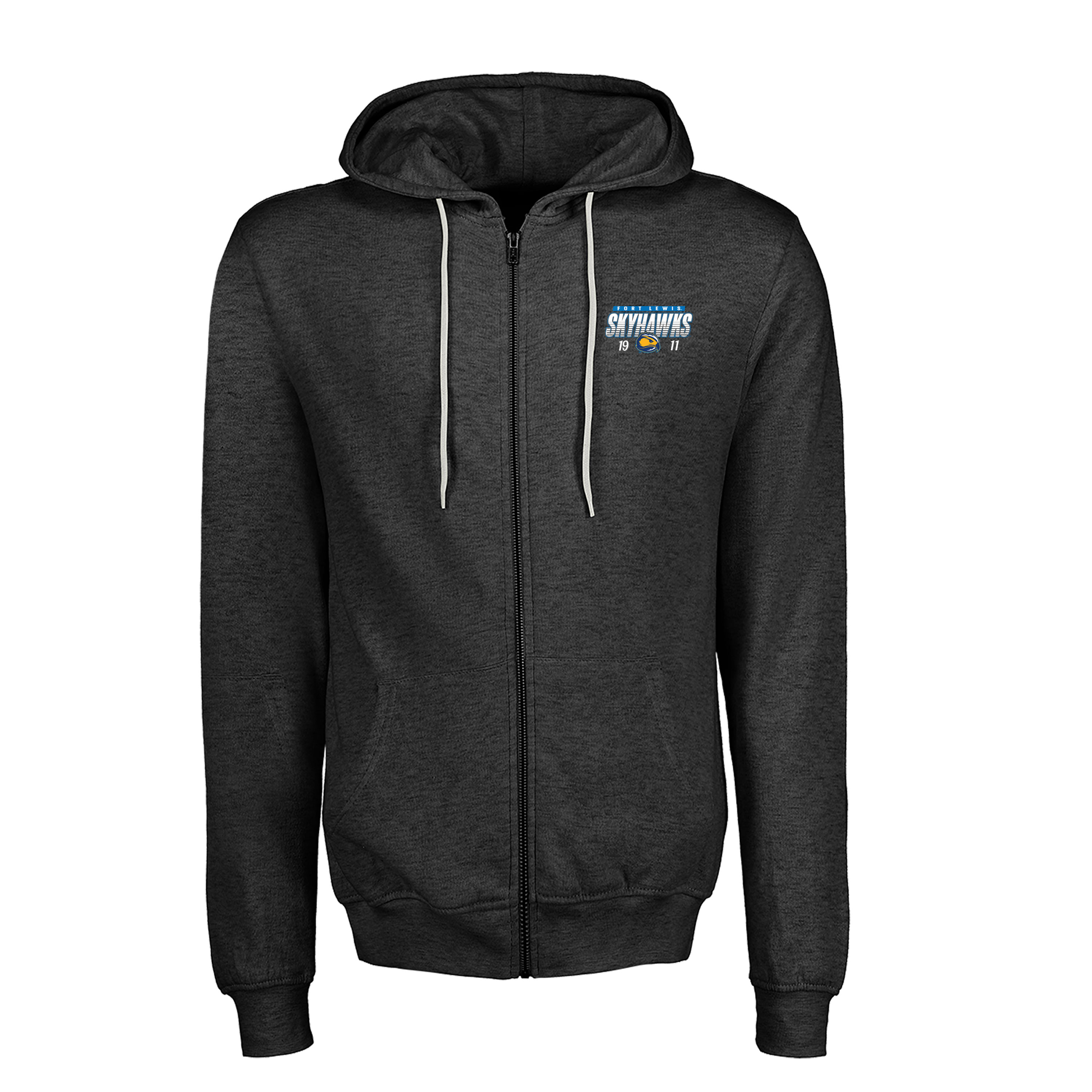 Fort Lewis Skyhawks Full Zip Hooded Sweatshirt